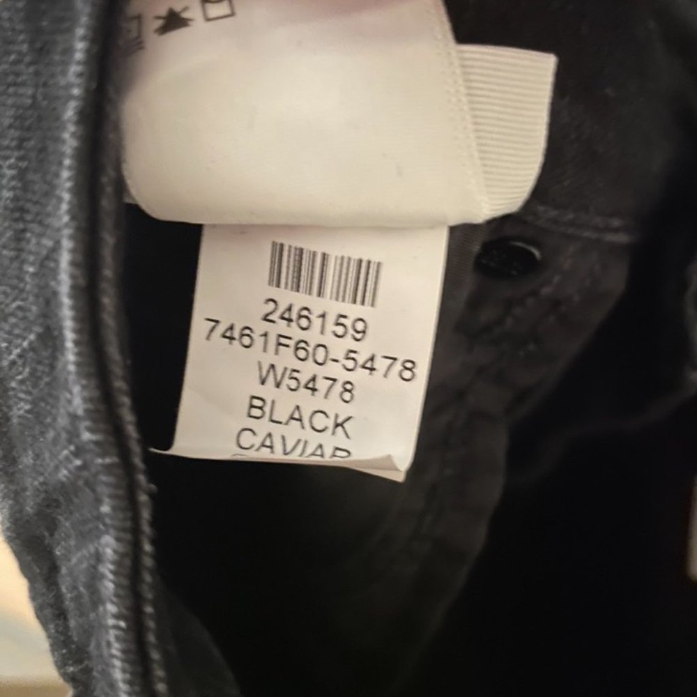 PAIGE Sloane Slight Bootcut in Black/Caviar Size 27 - Picture 7 of 9